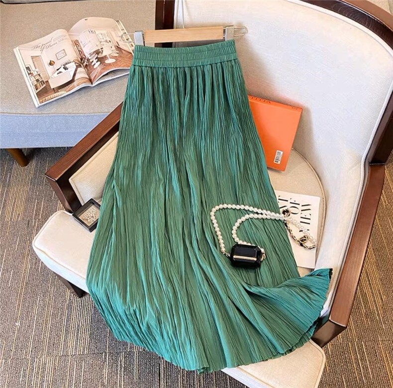 现货2023半裙百褶裙，女装半身裙，泰靡(2F)