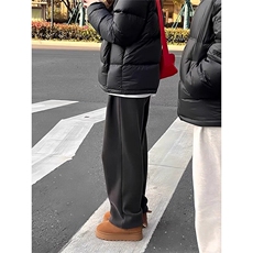4色主推差价大纯棉阔腿束脚百搭休闲卫裤ZK0288-P45加绒55，男装休闲裤，星座313A(原308A-2)