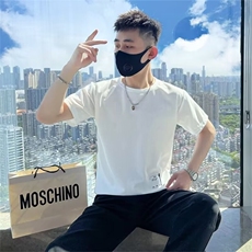 夏季新款男女装时尚短袖宽松潮纯色T恤情侣简约修身潮牌T恤上衣，男装T恤，星座1013