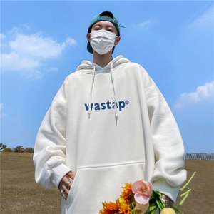 ！ 秋季重磅宽松大码港风wast印花连帽卫衣LW09-特p35图片