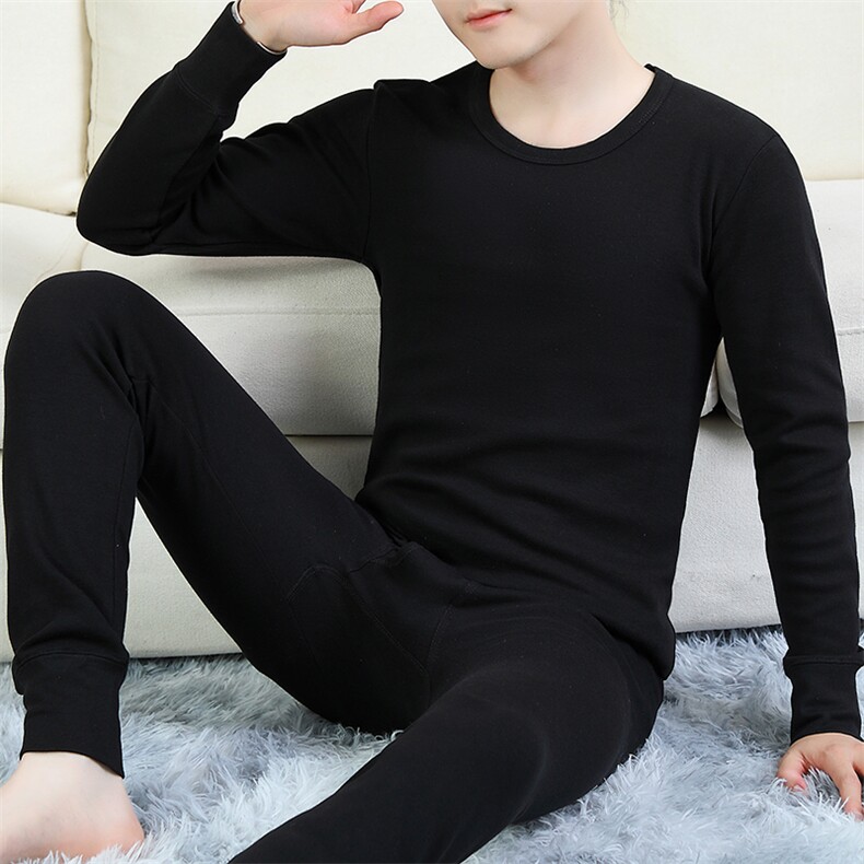 保暖内衣男士秋衣秋裤纯棉纯色棉毛衫全棉保暖套装TZ3203-40,男装棉衣,星座310B-3