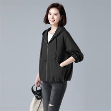 733款加厚款风衣外套简约休闲常规2022年秋季，女装风衣，秋牧寒烟
