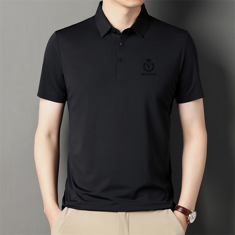休闲大码短袖T恤衫2023夏装新款爸爸款潮流半袖POLO衫PL9607-P45,男装Polo衫,星座1402-2