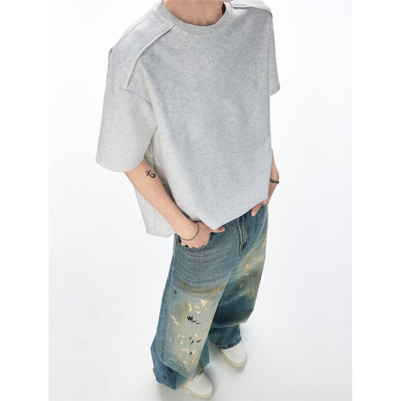 XZ607-1-DG77307-特P2548.8短袖，男装T恤，星座607-1