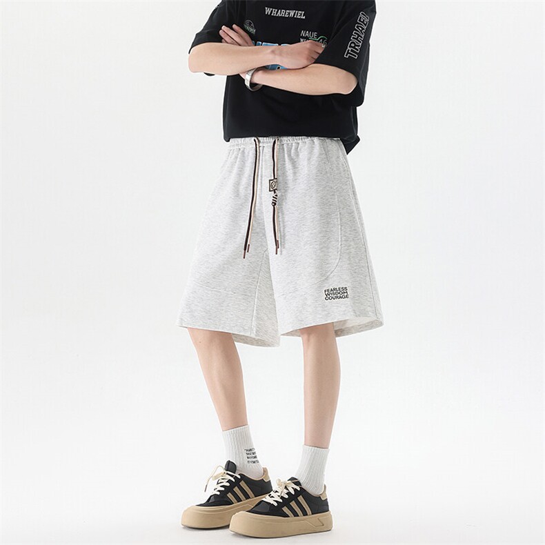 8XL-M抖音品质特大码ins潮流亮色休闲短裤印花五分裤DK1521P35,男装休闲裤,电商D206-1