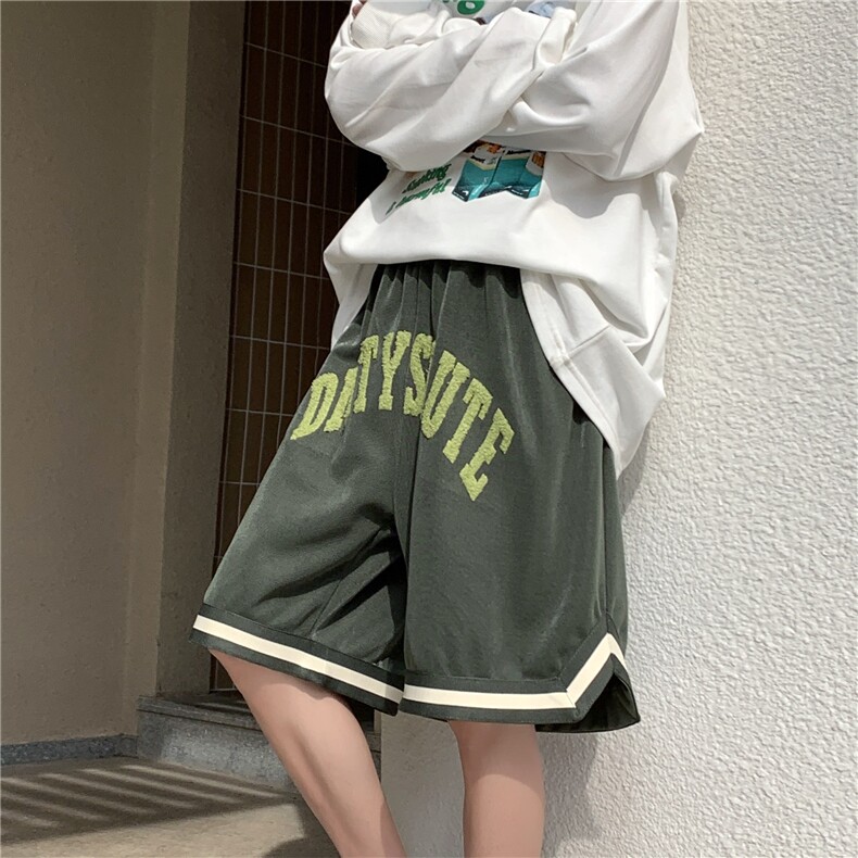 2025夏潮ins休闲卫裤男时尚五分短裤A061-X5222-P45-控59,男装牛仔裤,电商A061-1