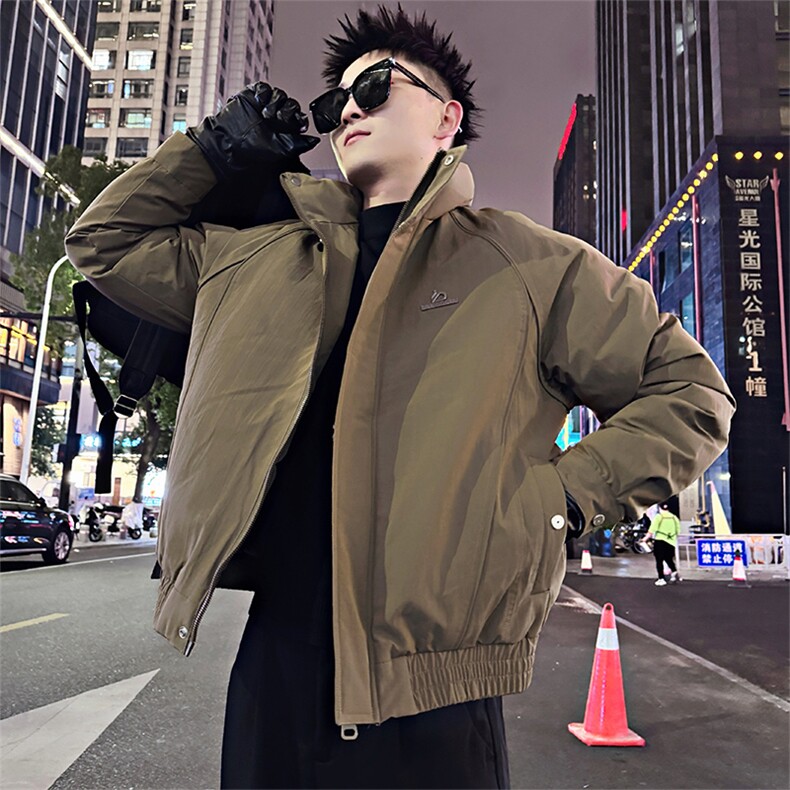 B55/P148控188冬季高级感加厚立领棉服痞帅百搭上衣休闲男装首1,男装棉衣,星座305B