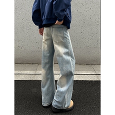 2025秋季新款外景竹节水洗弯刀牛仔裤S-5XLGK25973-特P40，男装牛仔裤，电商A022