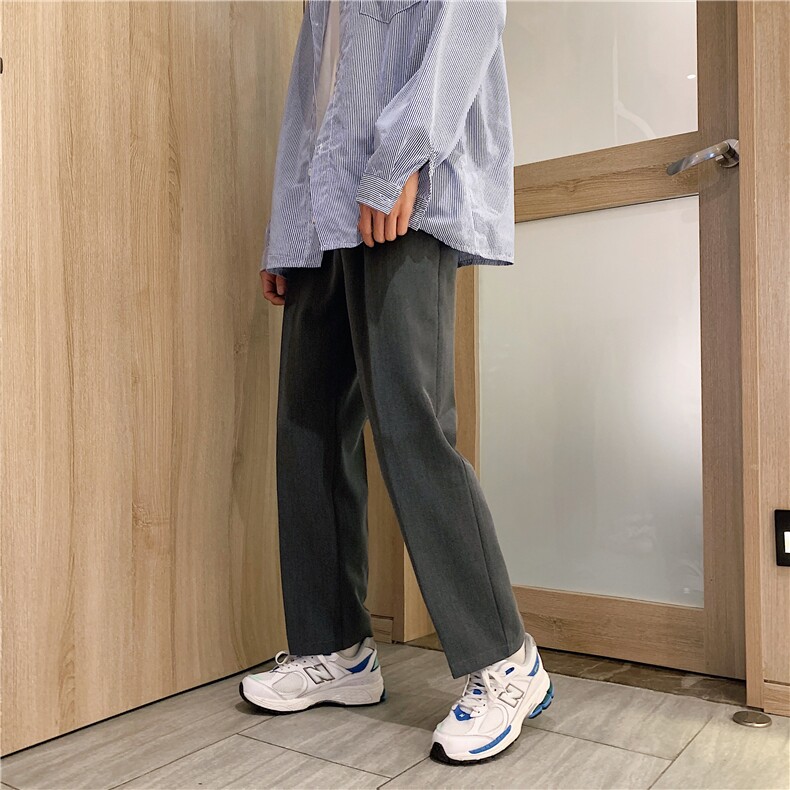 港风裤子男春秋西裤休闲裤韩版九分裤直筒裤男长裤7232P35,男装休闲裤,星座227-7