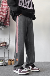 现货差价大美式重磅水洗牛仔裤男宽松直筒GK09-P50-限价68图片