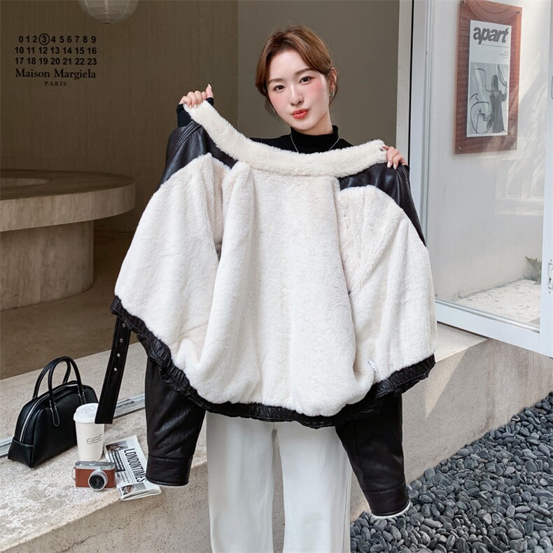 新款加绒皮衣外套2C0959172P205K298,女装短外套,2C095