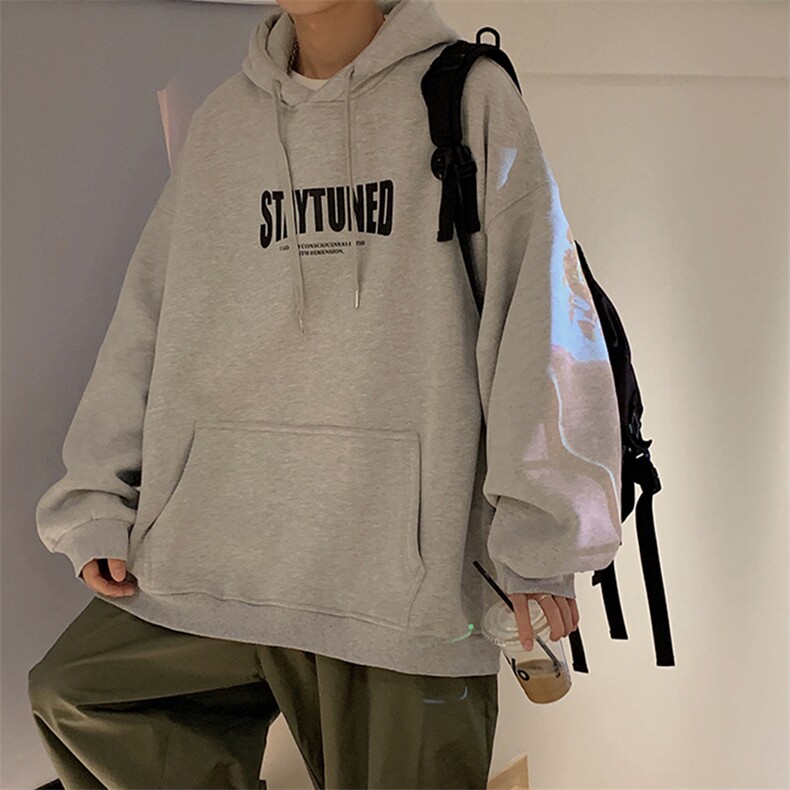 W162-P38新款韩版百搭卫衣美式宽松oversize上衣,男装卫衣,星座911-1