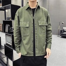 秋季新款长袖衬衫男韩版纯色宽松潮流百搭男生衬衣202-7-GC14，男装衬衫，星座1302