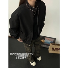 现货钉珠夹克，男装夹克，星座910A