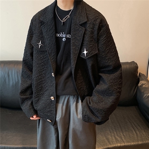 港风模特美式夹克男潮牌男女情侣大码M-5XL外套男JK8748P95控128图片