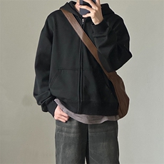 抖音得物品质二开26春装美式高街双头双拉链卫衣开衫外套W74，女装短外套，电商A486