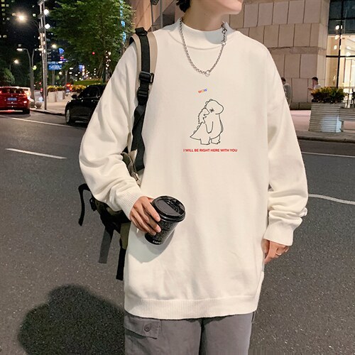M18140-P45加绒款-P65半高领毛衣男士大码针织衫男毛线衣男,男装针织衫/毛衣,电商A040