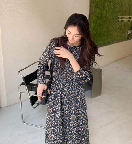 秋季新款连衣裙，女装连衣裙，E莎