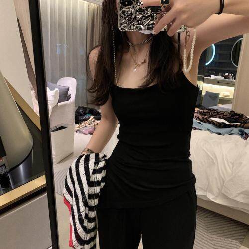 吊带长裤两件套图片