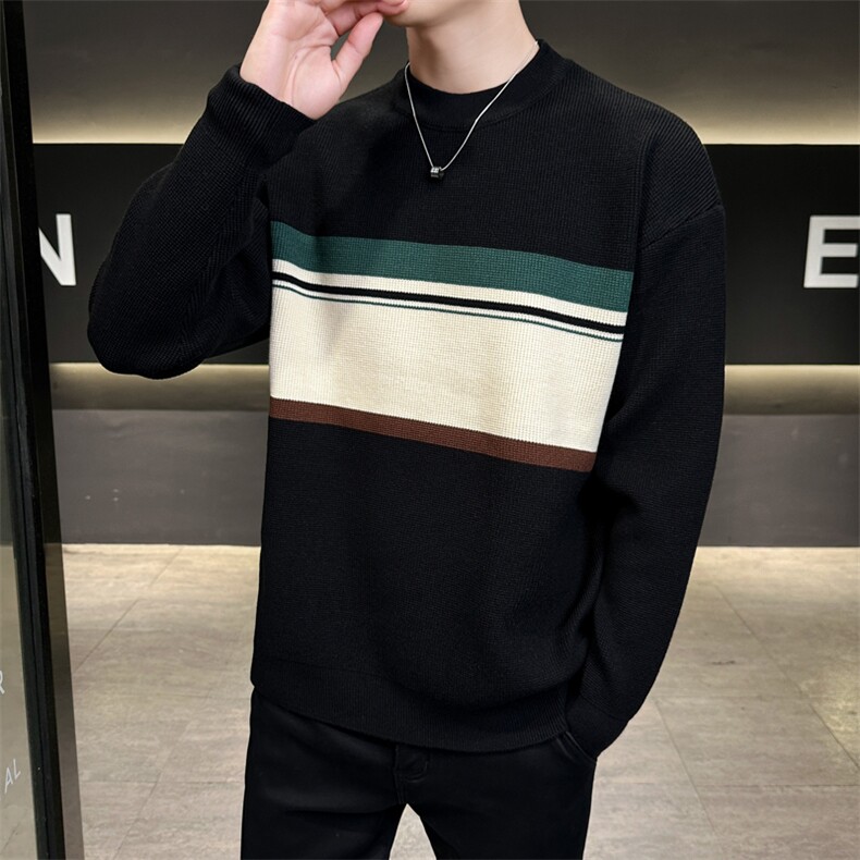 9662P85秋冬季新款男士套头毛衣M-3XL,男装针织衫/毛衣,星座414（原B263）