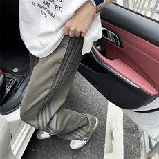 三条杠休闲裤男士韩版潮流痞帅百搭2024夏季新款ins长裤K5394-P38，男装休闲裤，星座412-2