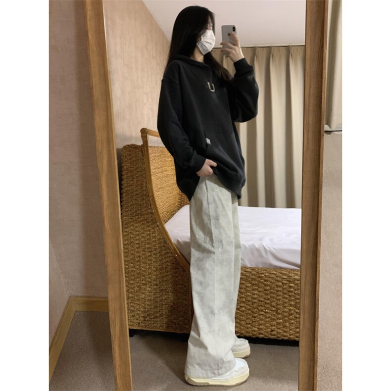 【有货】N7655LL-特P58cleanfit扎染弯刀工装裤男美式复古裤子,男装休闲裤,星座1007（原301D）