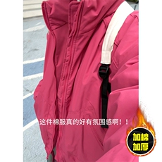 现货5W件冬季三防美式高街雪山立领冲锋衣棉衣男女棉服厚夹克外套，男装夹克，电商A486-1