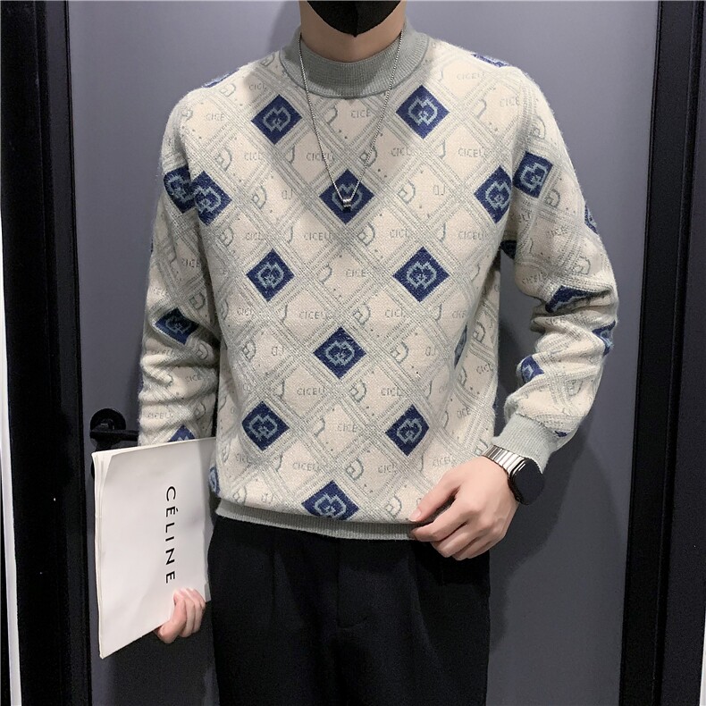 B340M96247P78108店主风无头风毛衣男,男装针织衫/毛衣,电商B340