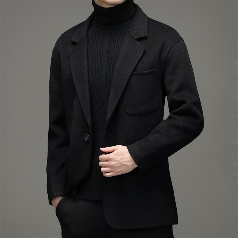 BHL-86109钱塘2020-2春秋新款时尚休闲简约中年男士外套P205,男装毛呢大衣,钱塘207-2