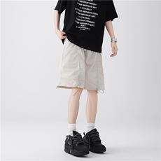 2024夏季新款潮流抽绳设计宽松冰丝短裤B315-K24145-特p30控58，男装牛仔裤，电商B315