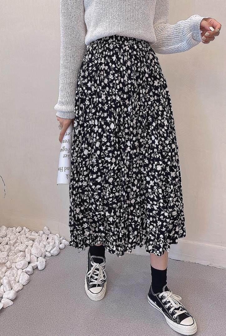 2022秋季新款碎花半裙，女装半身裙，曼希野