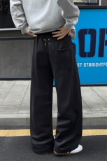 薄款改加绒美式加厚银狐绒大码宽松休闲裤男K1953J加绒-特P33控58，男装卫衣，电商A001