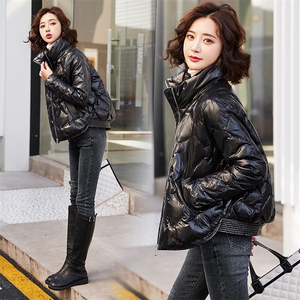 新款羽绒服女2021新款小个子短款高端时尚白鸭绒
