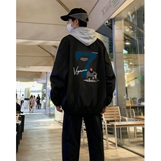 棒球服字母男夹克早秋潮流飞行员薄款小个子情侣装外套J15，男装夹克，星座1116A（原606A-3）