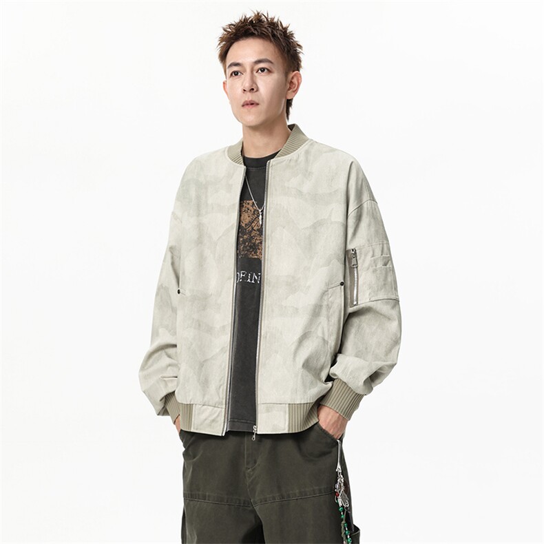 潮牌高街工装口袋夹2025秋季新款宽松棒球服外套Q5557-P68,男装工装外套,星座610（原A335）