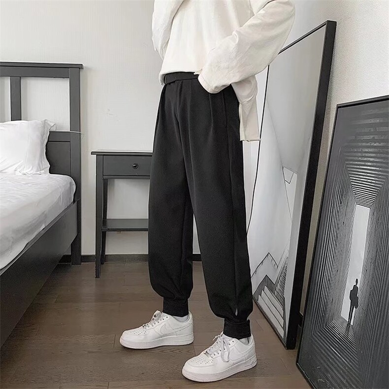 男春季休闲束脚西裤XK054P38图片