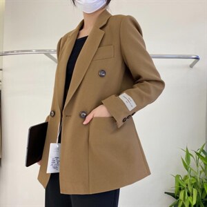 秋季新款金纺西装图片