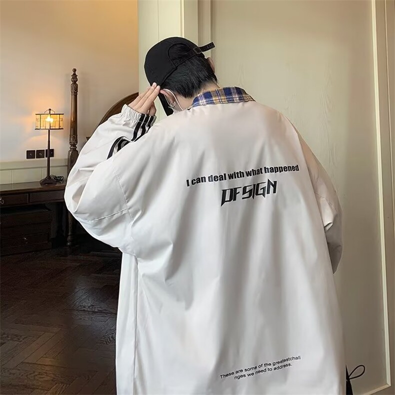 美式格子双色双面穿休闲夹克男秋季新款J7350P60,男装夹克,星座1116-2