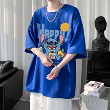 HT73077-P22华夫格t恤男短袖男大码五分袖短句风，男装T恤，电商A040