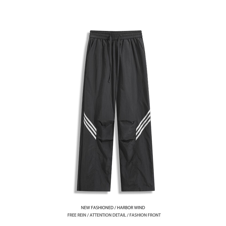 夏季新款美式机能三条杠设计感速干冰丝裤B315-K25431-特p35控68,男装休闲裤,电商B315