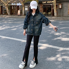 新款现货主推牛仔外套9872-P125-K178，女装短外套，2C129