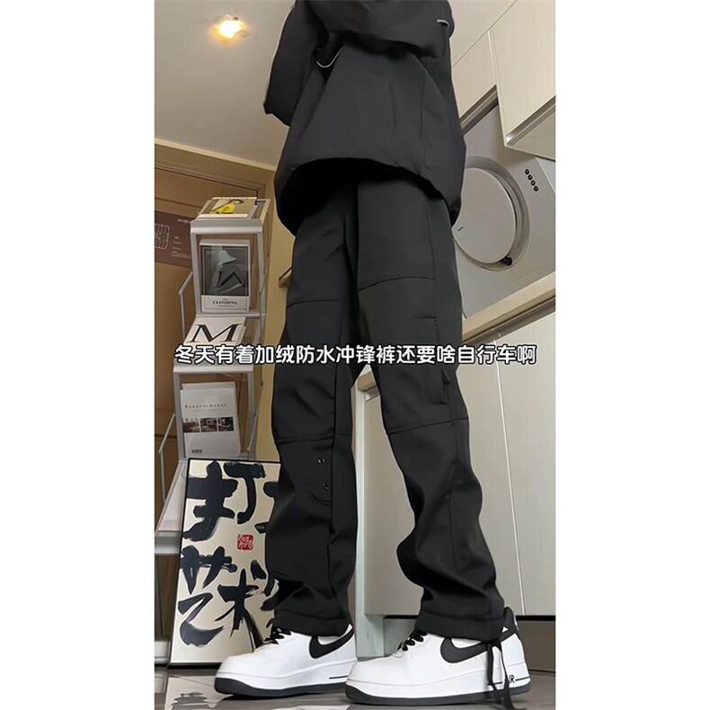 档口主推款 软壳 某音冲锋裤 得物品质常规p45 加绒p55图片