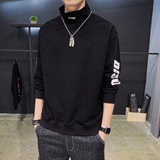 【】A003-HW3073-P40秋装新款字母印花立领卫衣木木1，男装卫衣，电商A003