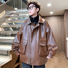 三合一冬季加厚刺绣皮棉衣男翻领棉服棉袄子潮A266-PYT0071-P120，男装棉衣，电商A266