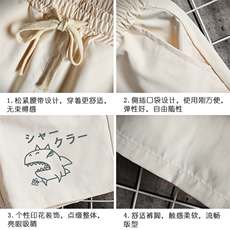 DK39092-P15港风休闲短裤男士大码运动五分裤男中裤男马裤网格，男装休闲裤，电商A040A