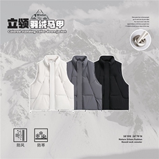 2024冬基础款羽绒马甲--5187模特图控价228，男装羽绒服，电商S012（CATTEE）