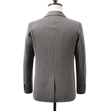 T2Z8630P150新款男士西服套装韩版休闲二件套条纹男西装外套，男装西服，星座510A-2