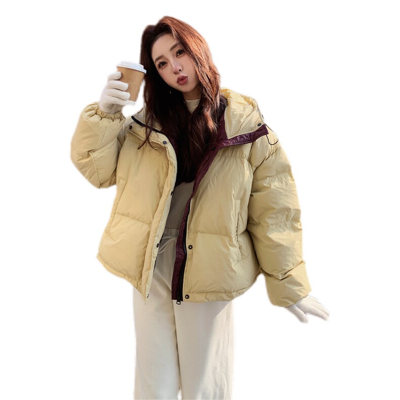现-货【新款首-发】90%白鸭绒韩版宽松加厚外套1860款-P265-K365,女装羽绒服,浙宝285（原212）