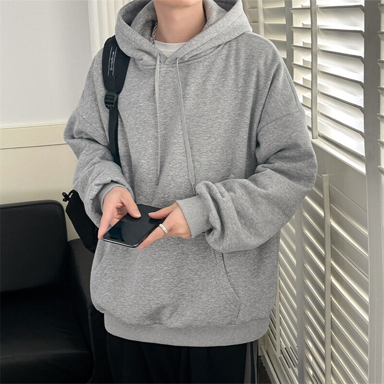 现货-青少年连帽套头卫衣男春秋宽松休闲上衣外套W6690-P55,男装夹克,电商A351