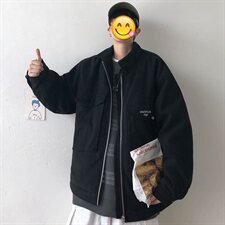 【】A003-HJ5051-P135秋冬拼接大口袋休闲棉衣几物1，男装夹克，电商A003